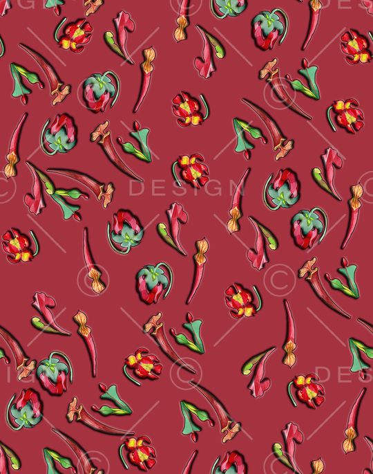 植物印花华亿平台图片