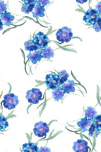 979463-淡雅蓝色花1