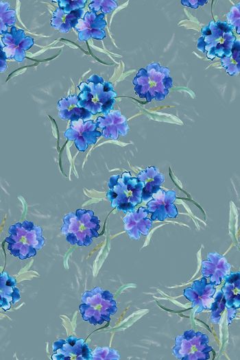 979465-淡雅蓝色花