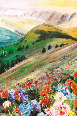 动物花卉印花华亿平台图片