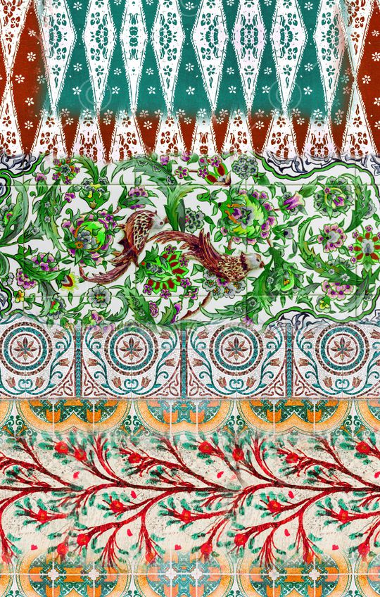 波西米亚印花华亿平台图片