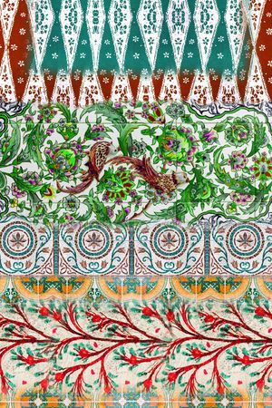 波西米亚印花华亿平台图片