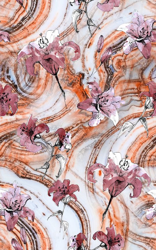 中国风印花华亿平台图片