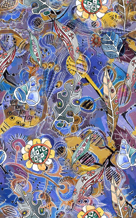 中国风印花华亿平台图片