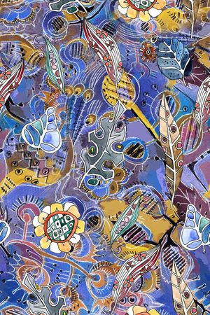 中国风印花华亿平台图片