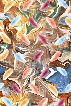 中国风印花华亿平台图片