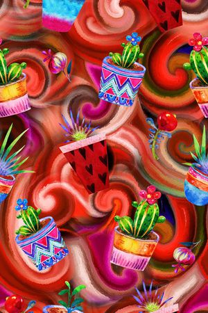 中国风印花华亿平台图片