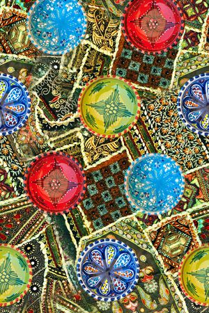 中国风印花华亿平台图片