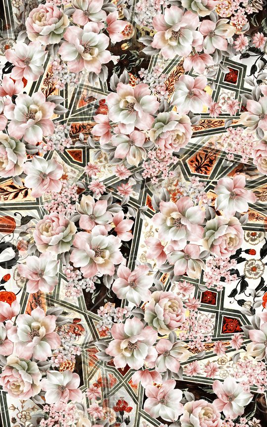 中国风印花华亿平台图片