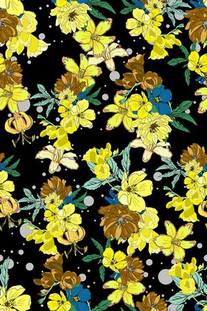 小碎花印花华亿平台图片