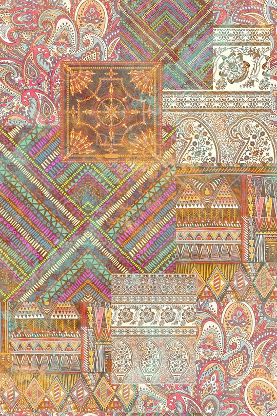 民族风印花华亿平台图片