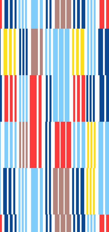 980131-时尚彩色不对称条子花-1