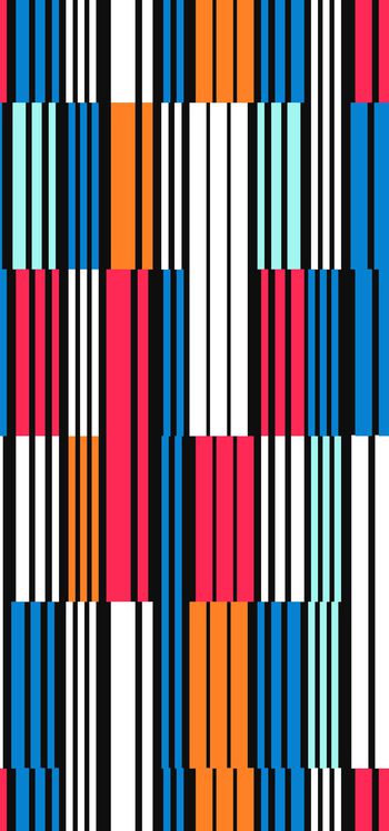 980132-时尚彩色不对称条子花-3