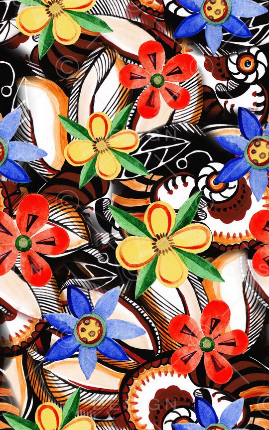 民族风印花华亿平台图片