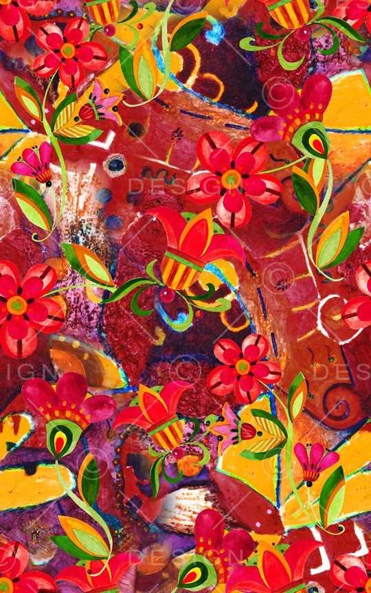 中国风印花华亿平台图片