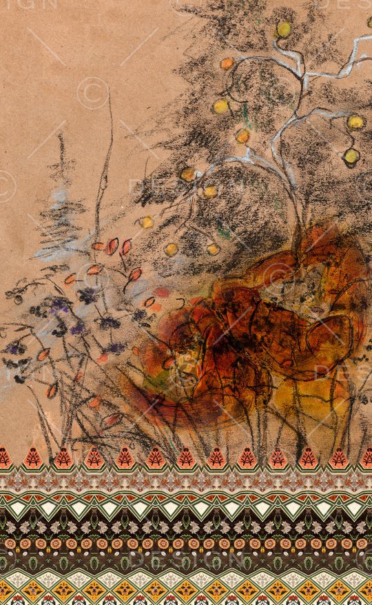 中国风印花华亿平台图片