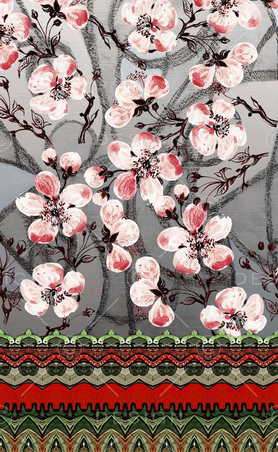 中国风印花华亿平台图片