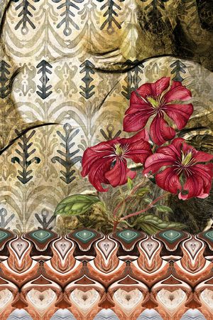 中国风印花华亿平台图片