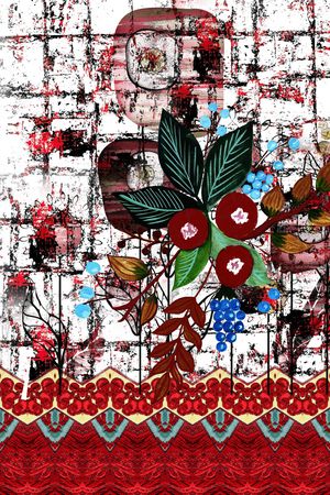 中国风印花华亿平台图片