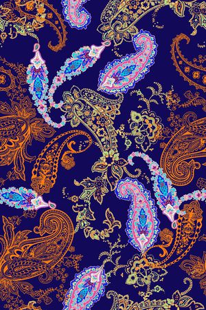 佩斯利印花华亿平台图片