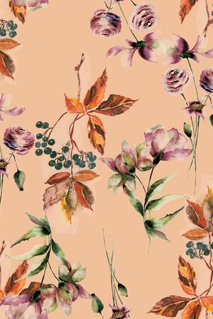 鲜花印花华亿平台图片