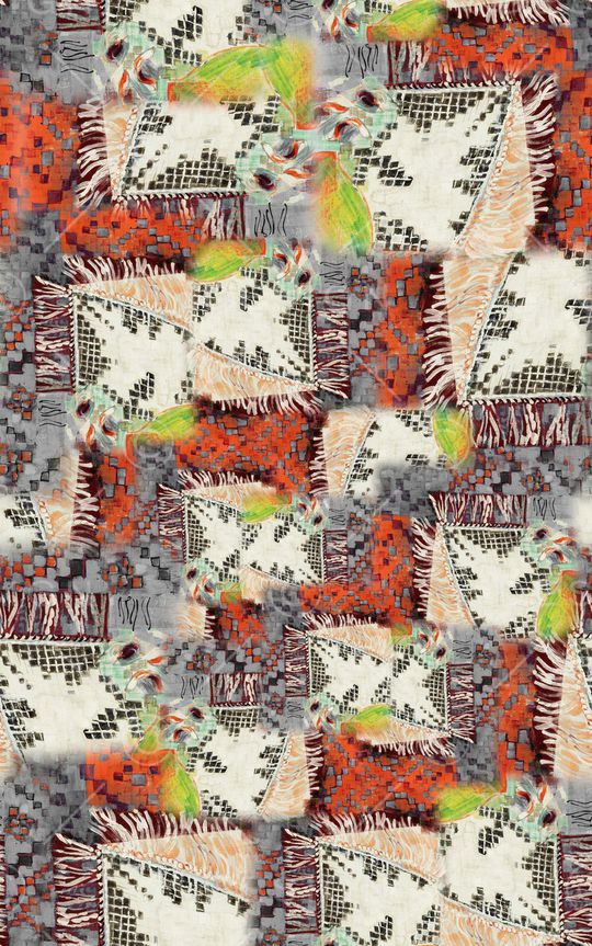 民族风印花华亿平台图片