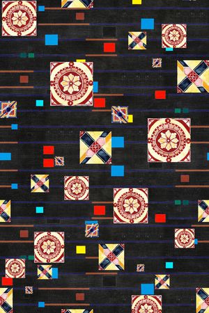 民族风印花华亿平台图片