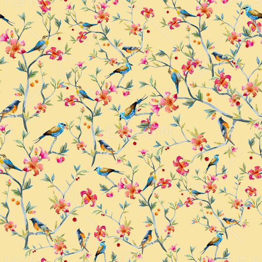 鸟印花华亿平台图片