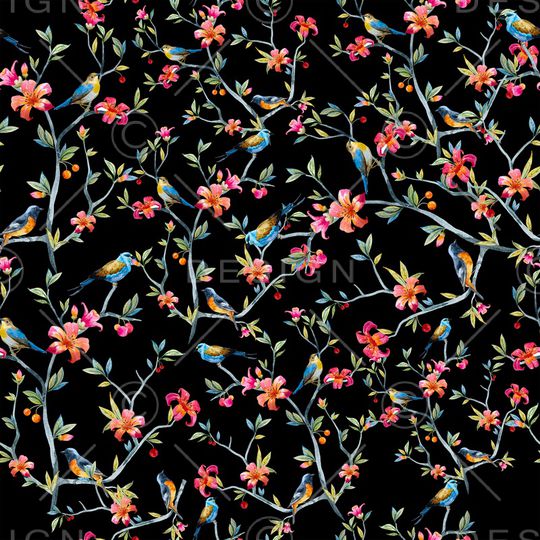 鸟印花华亿平台图片