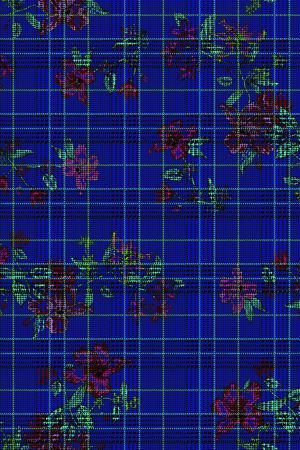 彩底花卉印花华亿平台图片