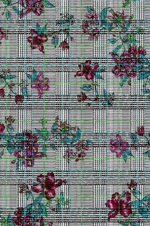 彩底花卉印花华亿平台图片