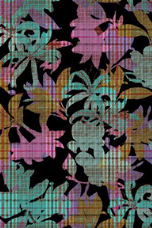 格子印花华亿平台图片