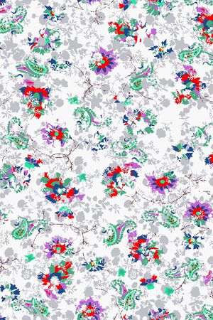 小碎花印花华亿平台图片