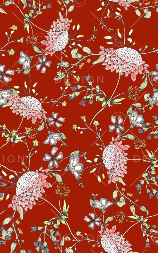 小碎花印花华亿平台图片