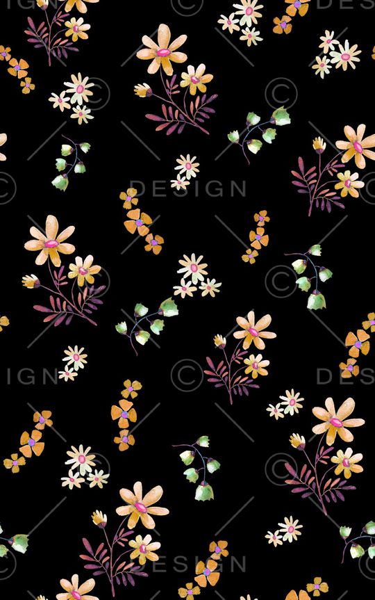 小碎花印花华亿平台图片