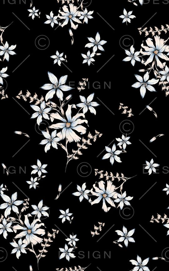 小碎花印花华亿平台图片