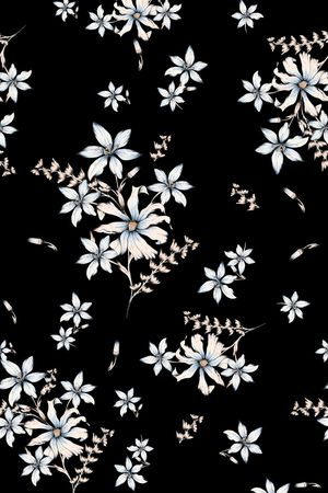 小碎花印花华亿平台图片