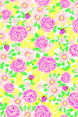 鲜花印花华亿平台图片