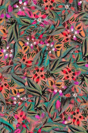 小碎花印花华亿平台图片