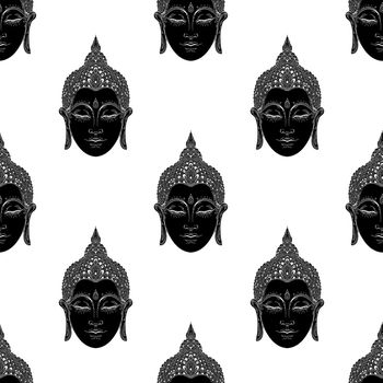 981412-佛头-布匹-白