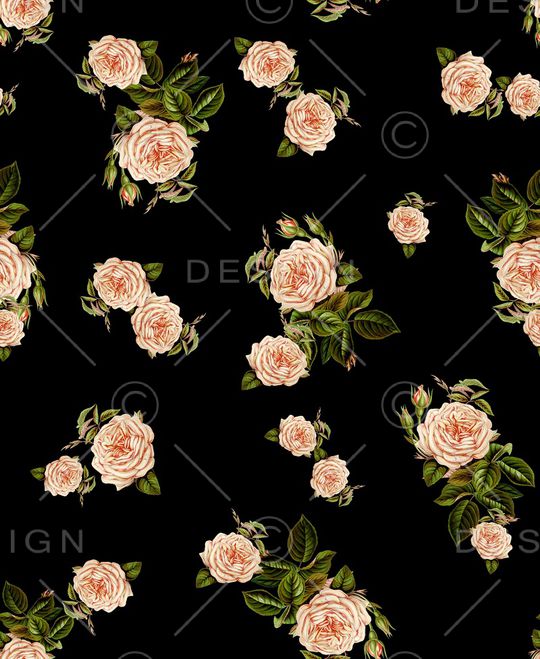 月季花印花华亿平台图片