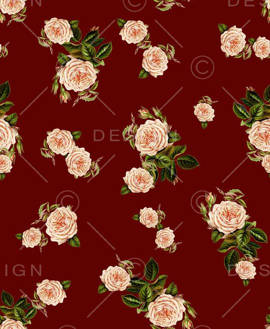 月季花印花华亿平台图片