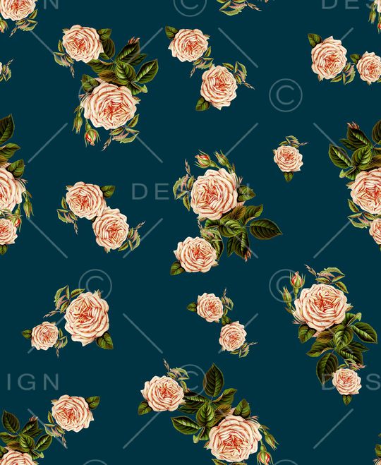 月季花印花华亿平台图片