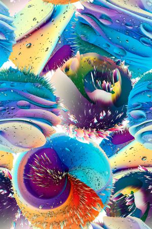 抽象印花华亿平台图片