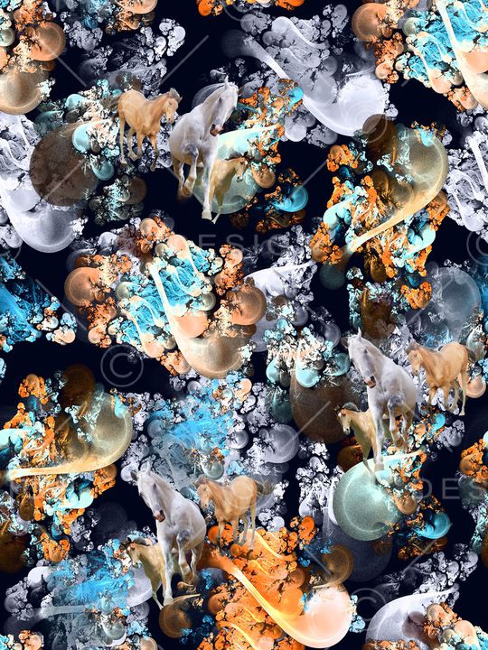 抽象男装印花华亿平台图片