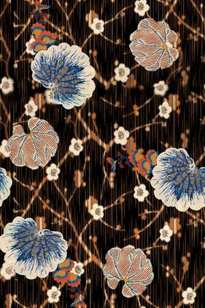 中国风印花华亿平台图片