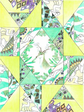 鹿印花华亿平台图片