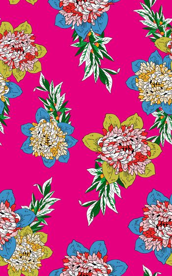 982292-彩底大花朵 17121737B