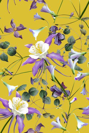 兰花印花华亿平台图片