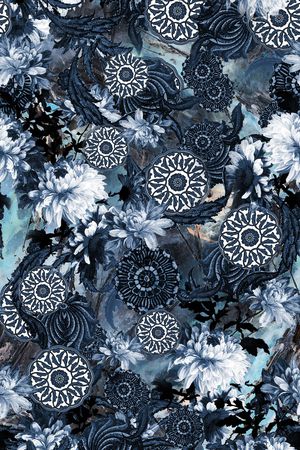 民族风印花华亿平台图片